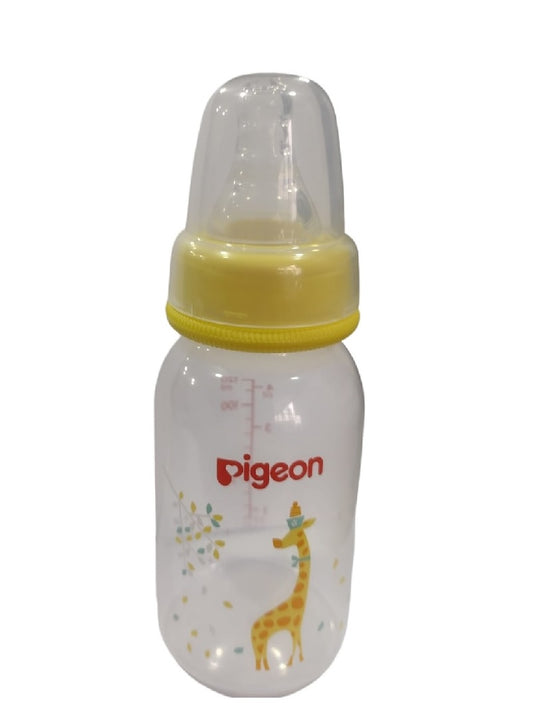 Biberón Boca Estándar 120ml Amarillo Decorado Jirafa