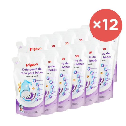 Detergente Liquido para Ropa Pigeon 450 ml Refill x 12