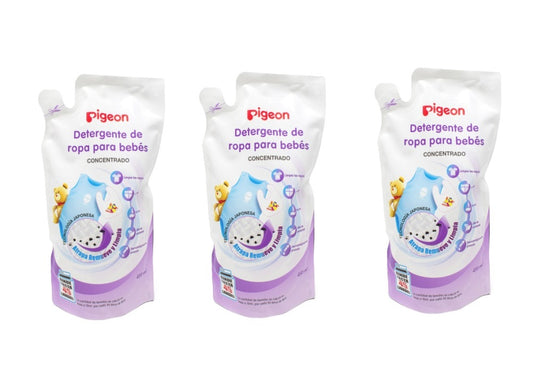 Detergente Liquido para Ropa Pigeon 450 ml Refill x 3