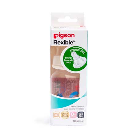 BIBERON BOCA ESTANDAR 120ML DECORADO DINOSAURIO