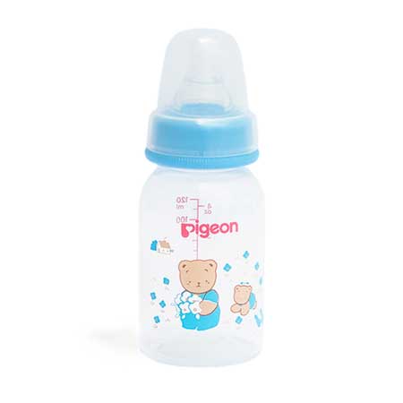 BIBERON BOCA ESTANDAR 120ML DECORADO OSITO AZUL