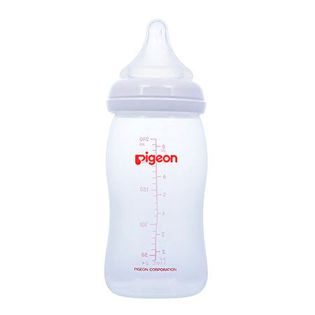 BIBERON BOCA ANCHA 240ML BLANCO