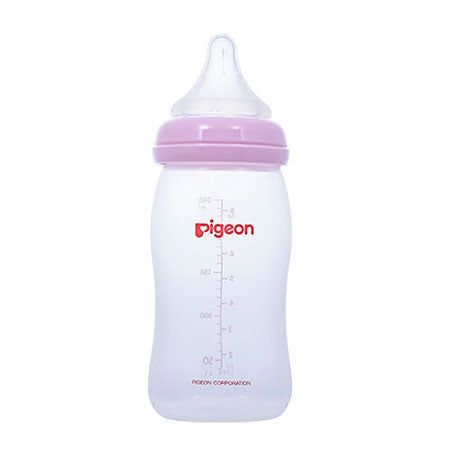 BIBERON BOCA ANCHA 240ML ROSADO