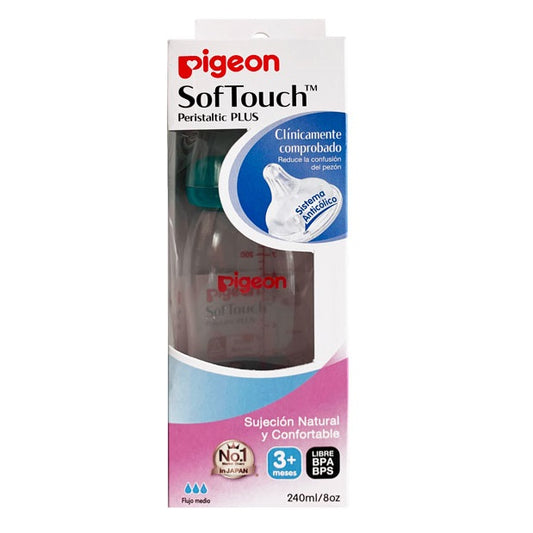 BIBERON BOCA ANCHA 240ML TURQUESA