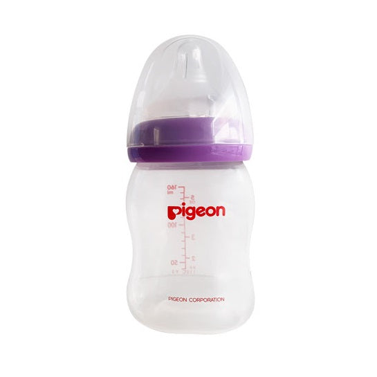 BIBERON BOCA ANCHA 160ML MORADO