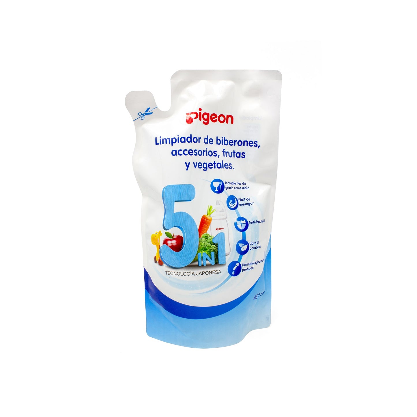 Limpiador líquido para biberones 450 ml