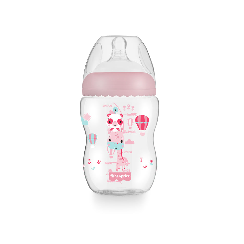 Biberón First Moment Rosa 270 ml Fisher Price