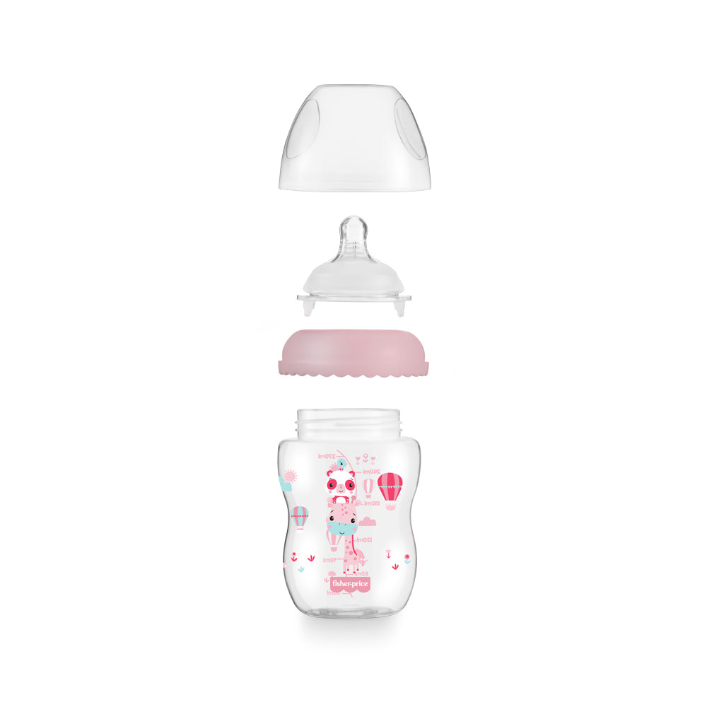 Biberón First Moment Rosa 270 ml Fisher Price