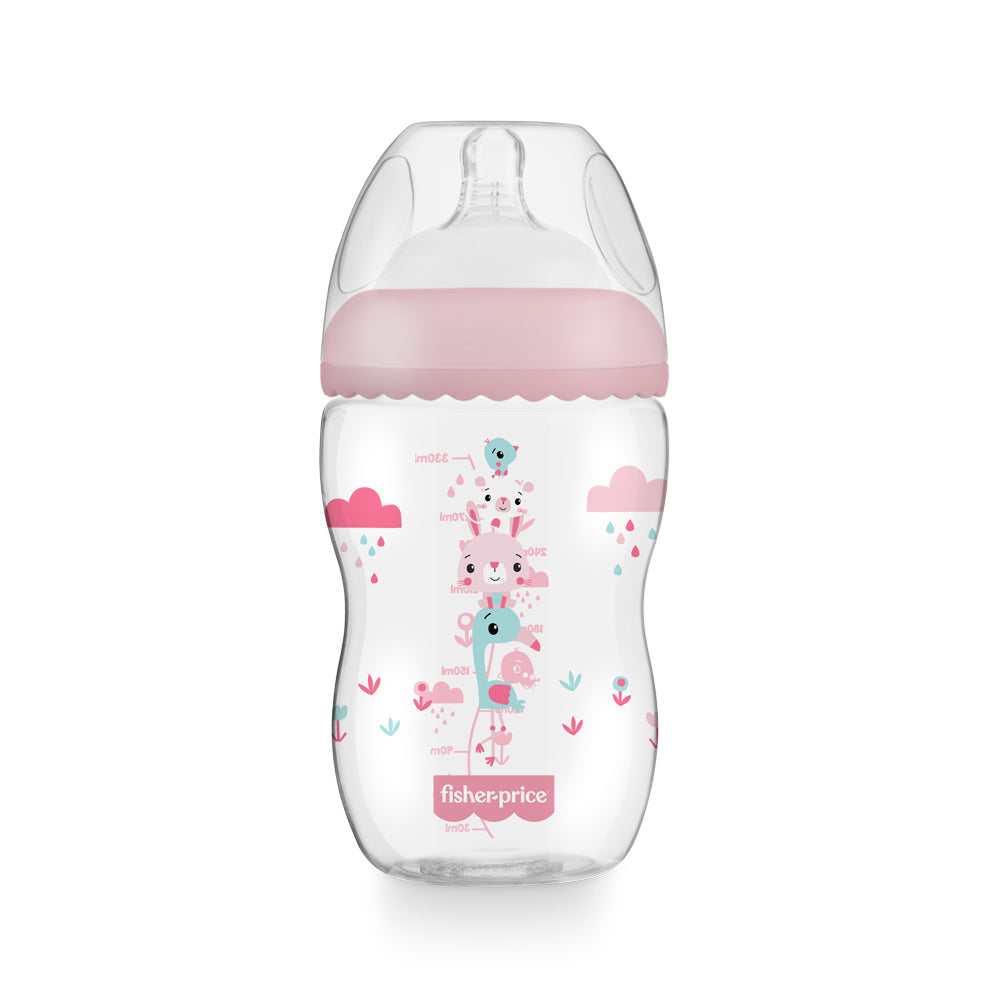 Biberón First Moment Rosa 330 ml Fisher Price