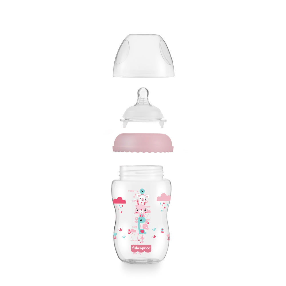 Biberón First Moment Rosa 330 ml Fisher Price