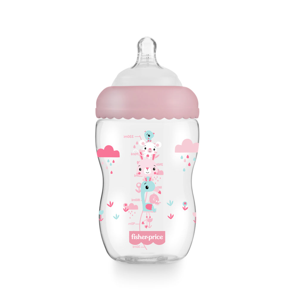 Biberón First Moment Rosa 330 ml Fisher Price