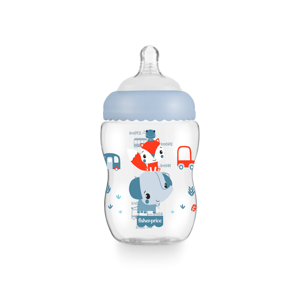 Biberón First Moment Azul 270 ml Fisher Price