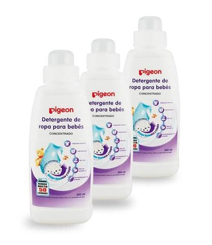 Detergente Liquido para Ropa Pigeon 500 ml Botella x 3