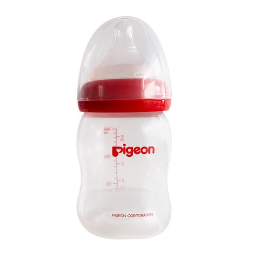 BIBERON BOCA ANCHA 160ML ROJO